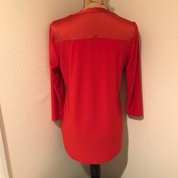 Cato Womens Tangerine Blouse-Small - Picture 4 of 16